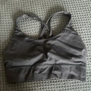 Lululemon Black Sports Bra with Racerback Design